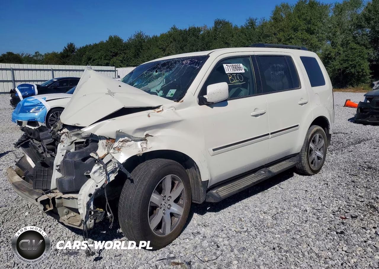 2014 Honda Pilot Touring VIN:5FNYF3H92EB020068 - 1