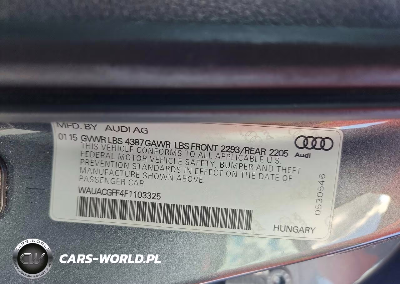 2015 Audi A3 Premium VIN:WAUACGFF4F1103325 - 12