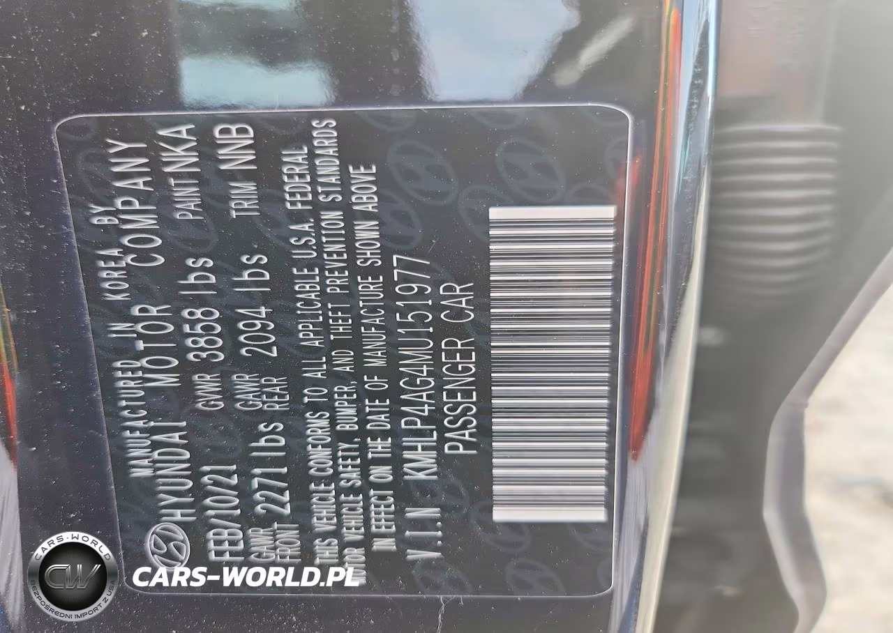 2021 Hyundai Elantra Limited VIN:KMHLP4AG4MU151977 - 12