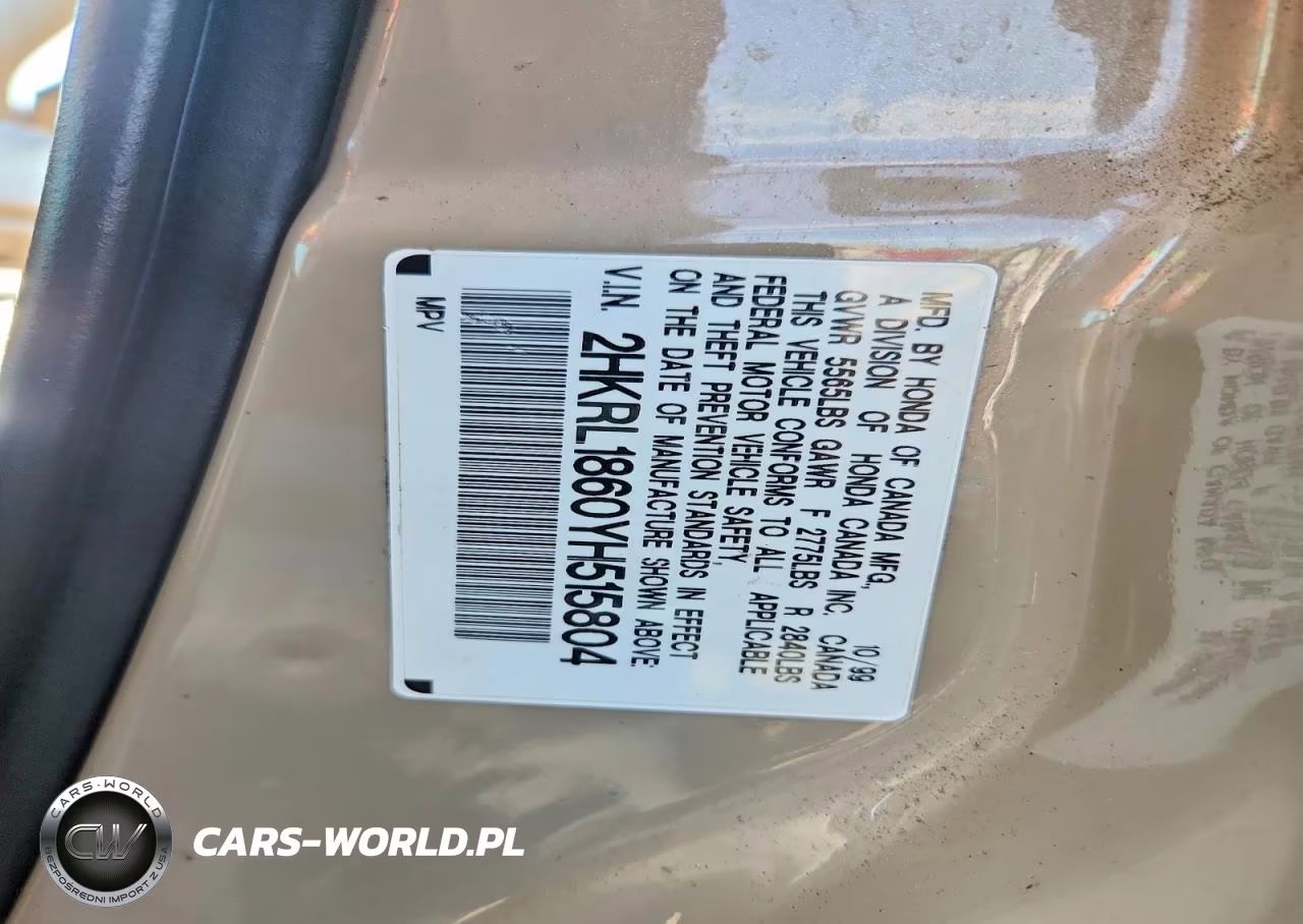 2000 Honda Odyssey Ex VIN:2HKRL1860YH515804 - 13