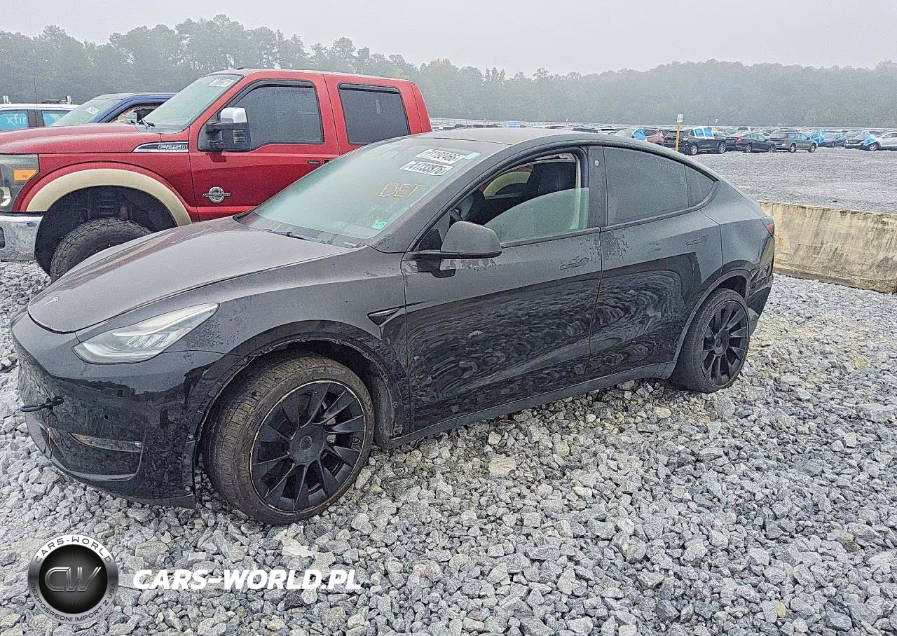 2022 Tesla Model Y VIN:7SAYGDEE7NF387457 - 1