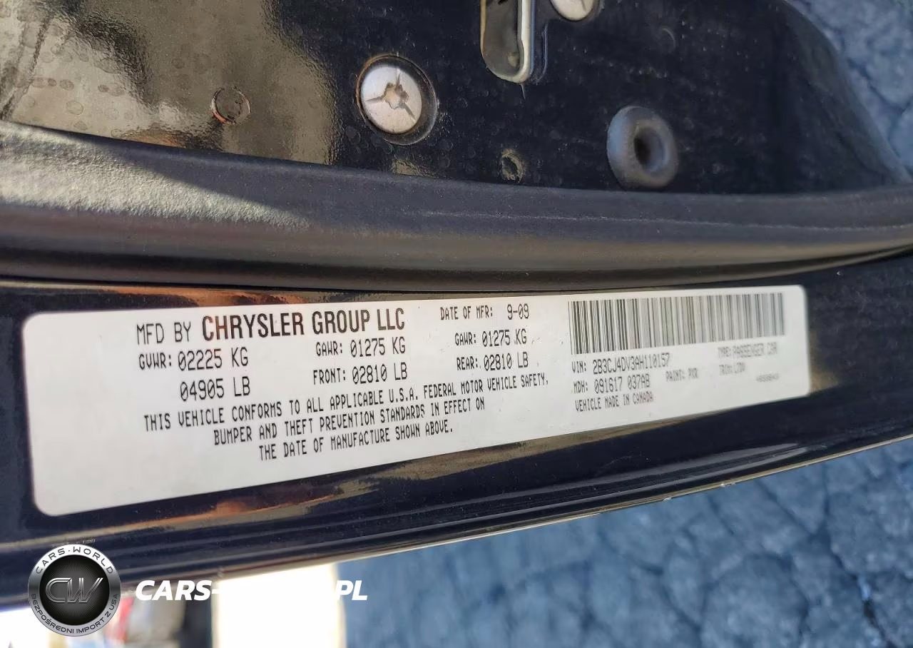 2010 Dodge Challenger Se VIN:2B3CJ4DV3AH110157 - 12