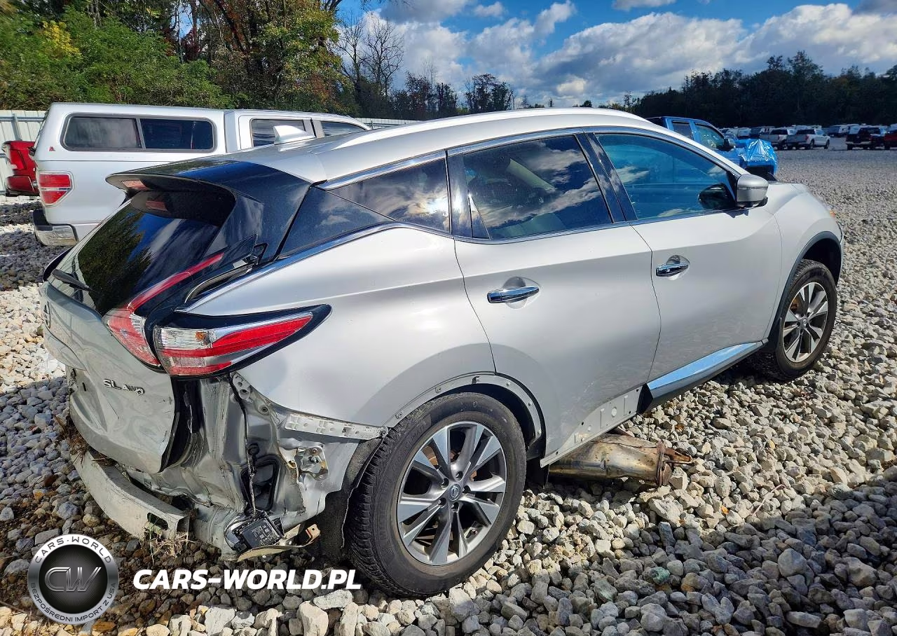 2017 Nissan Murano Sl VIN:5N1AZ2MH3HN173611 - 3