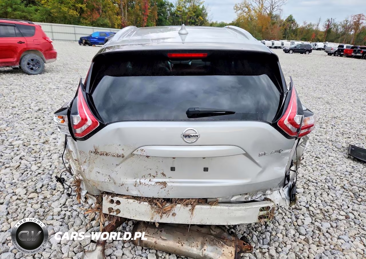 2017 Nissan Murano Sl VIN:5N1AZ2MH3HN173611 - 6