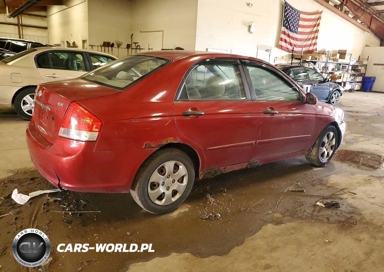2009 Kia Spectra Lx VIN:KNAFE221395656901 - 3