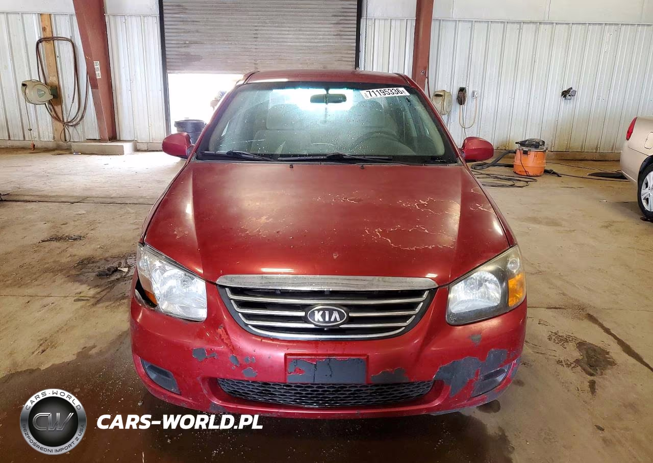 2009 Kia Spectra Lx VIN:KNAFE221395656901 - 5