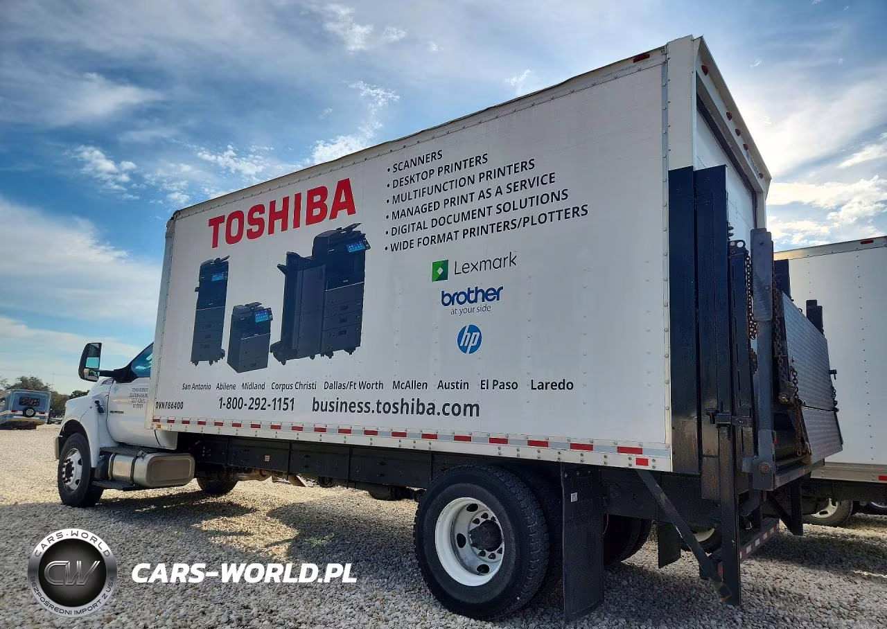 2018 Ford F650 Super Duty Box Truck VIN:1FDNF6DC5JDF03928 - 2