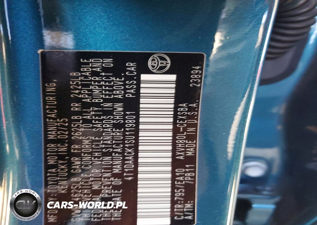 2025 Toyota Camry Xse VIN:4T1DAACK1SU119801 - 13