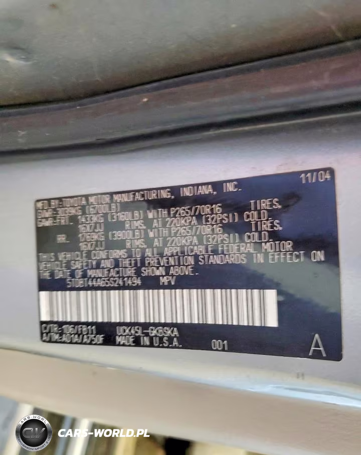 2005 Toyota Sequoia Sr5 VIN:5TDBT44A65S241494 - 13