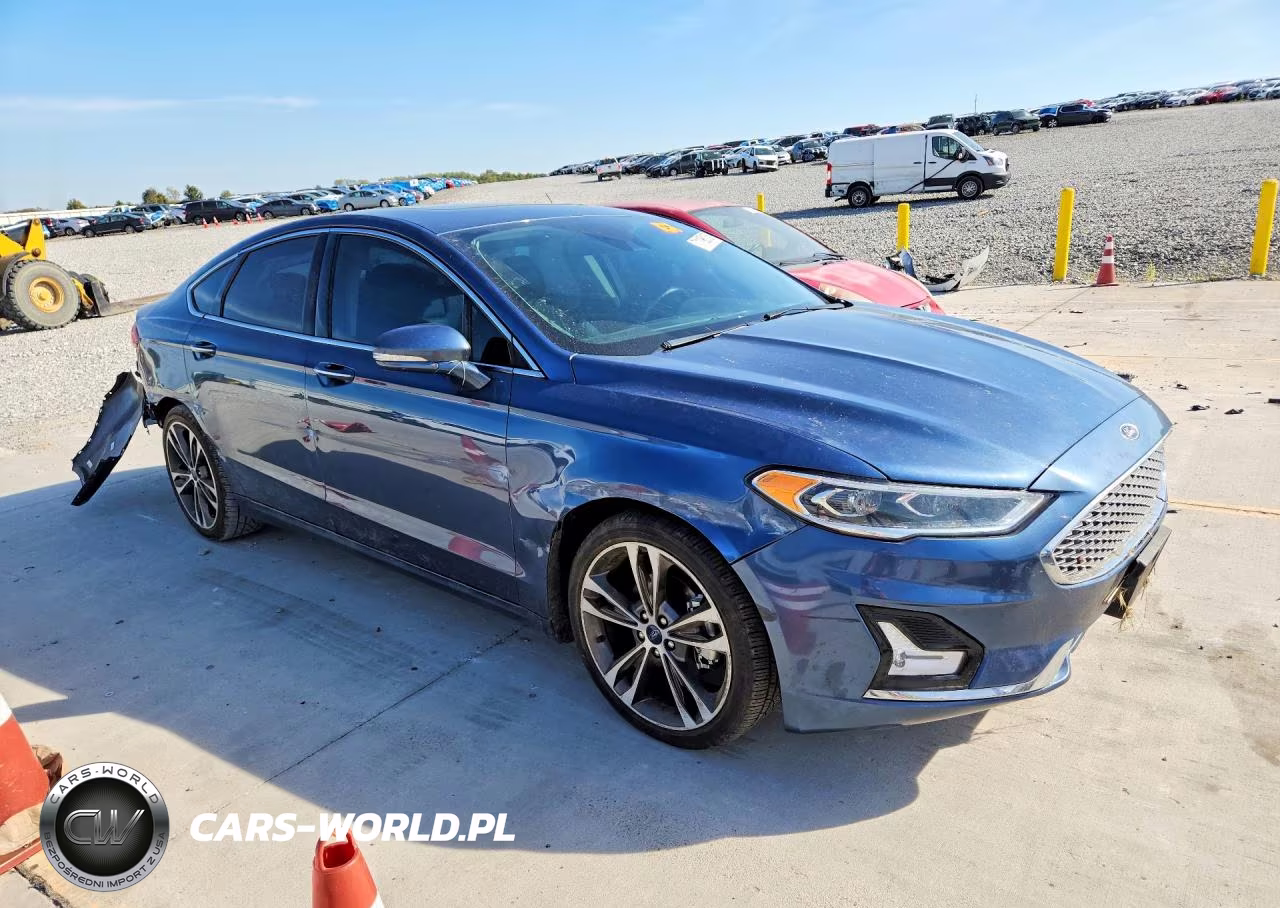 2019 Ford Fusion Titanium VIN:3FA6P0K91KR253113 - 4
