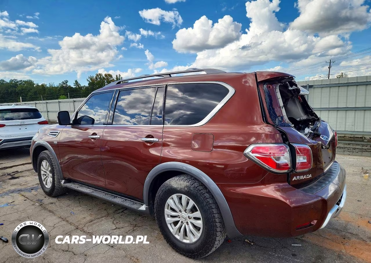 2018 Nissan Armada Sv VIN:JN8AY2ND4J9053337 - 2