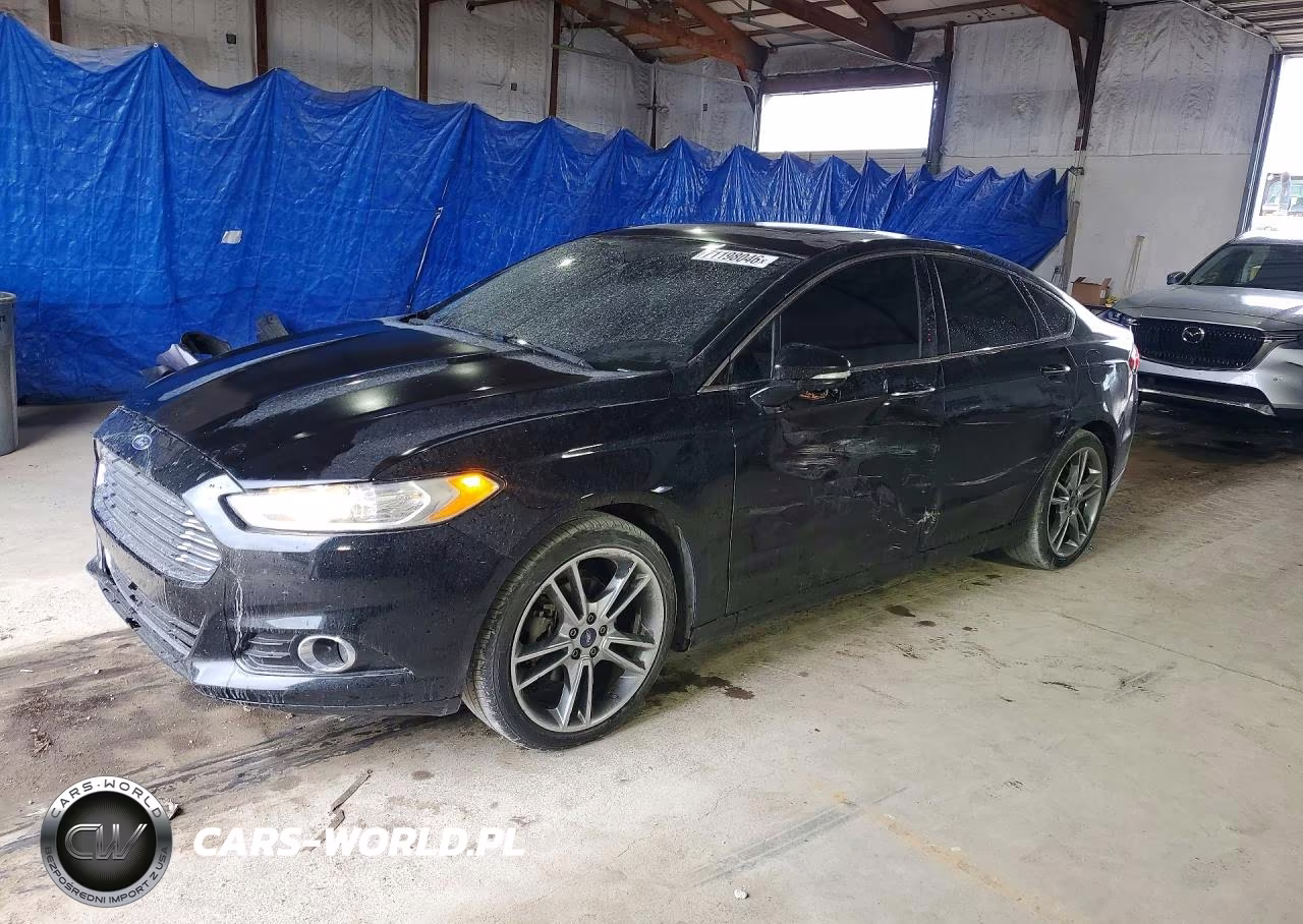 2016 Ford Fusion Titanium VIN:3FA6P0K90GR140227 - 1
