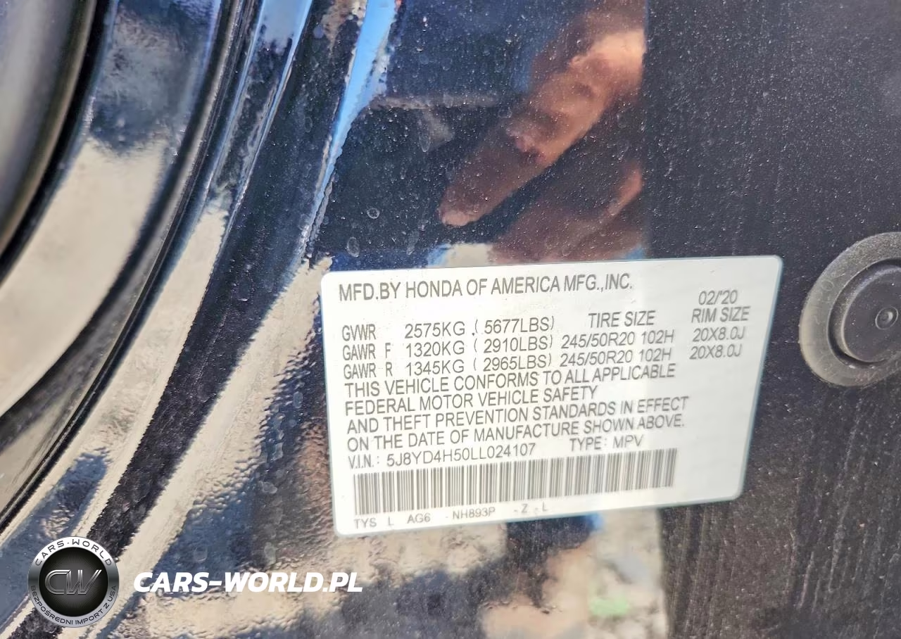 2020 Acura Mdx Technology VIN:5J8YD4H50LL024107 - 13