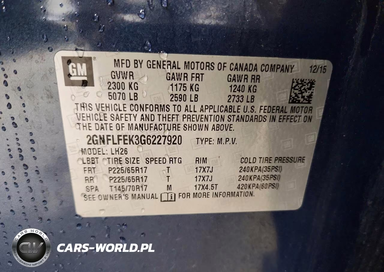 2016 Chevrolet Equinox Lt VIN:2GNFLFEK3G6227920 - 13