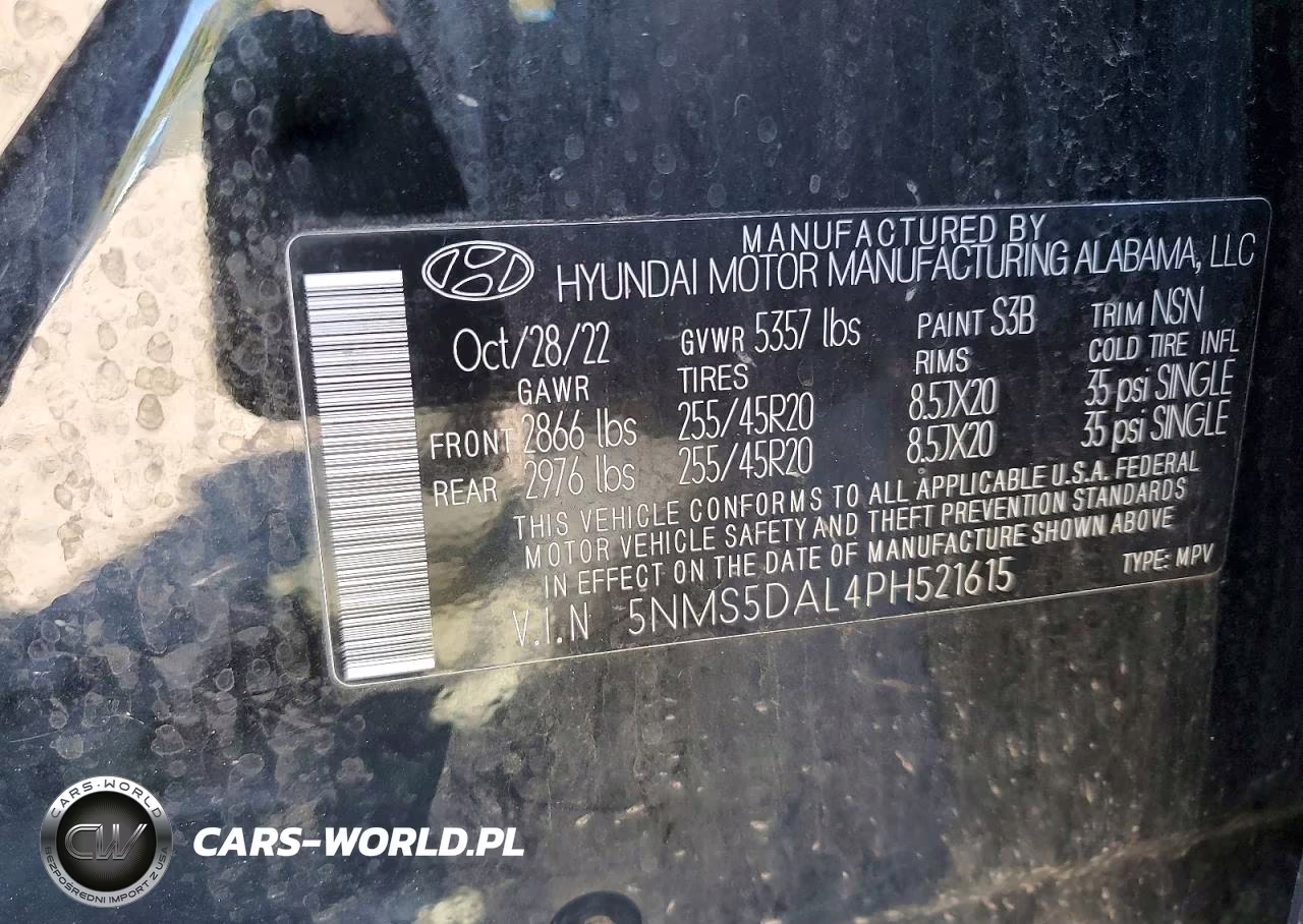 2023 Hyundai Santa Fe Calligraphy VIN:5NMS5DAL4PH521615 - 14