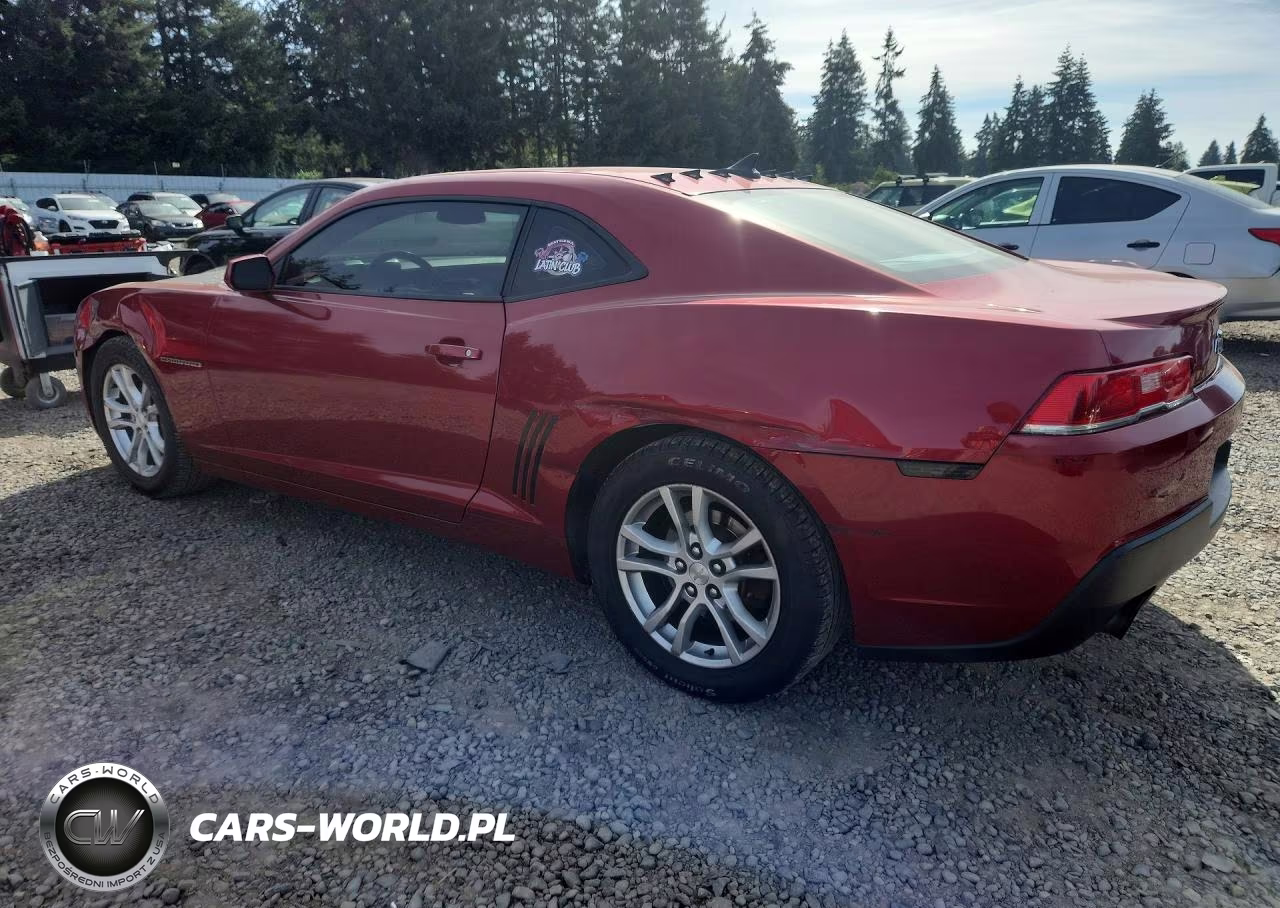 2015 Chevrolet Camaro Lt VIN:2G1FD1E30F9110075 - 2