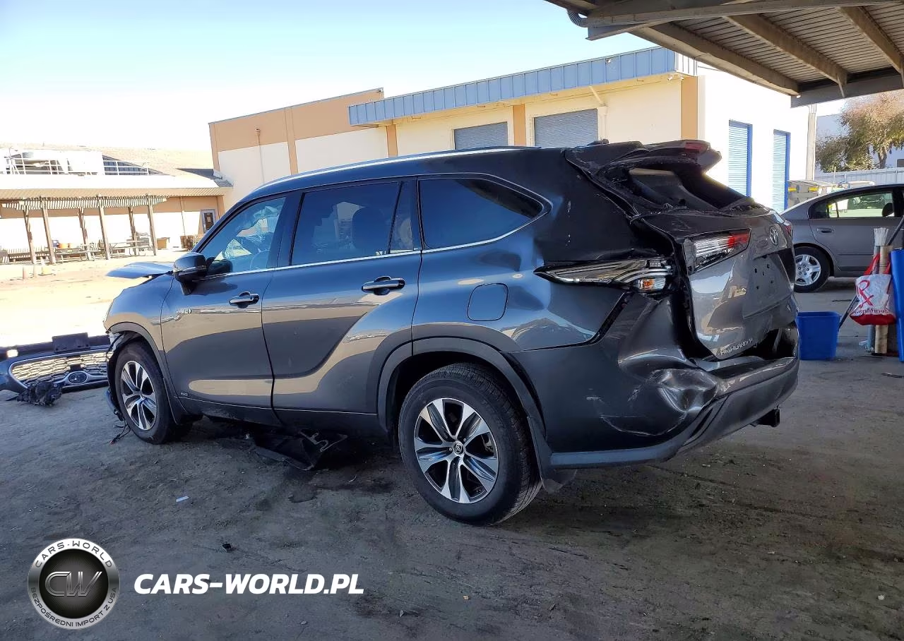 2021 Toyota Highlander Hybrid Xle VIN:5TDHBRCH6MS517230 - 2
