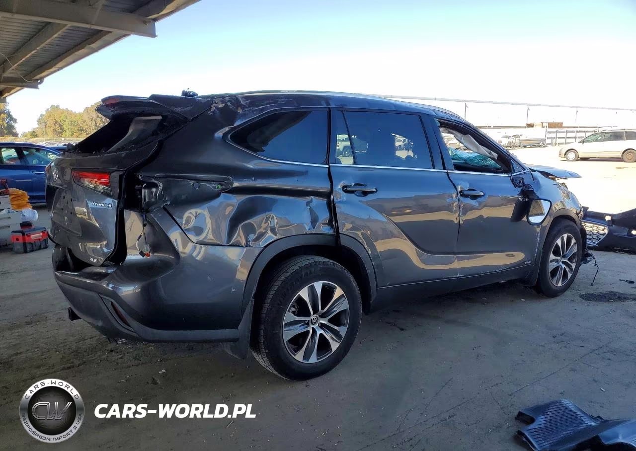 2021 Toyota Highlander Hybrid Xle VIN:5TDHBRCH6MS517230 - 3