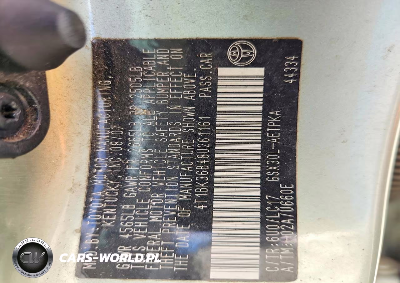 2008 Toyota Avalon Limited VIN:4T1BK36B48U261161 - 12