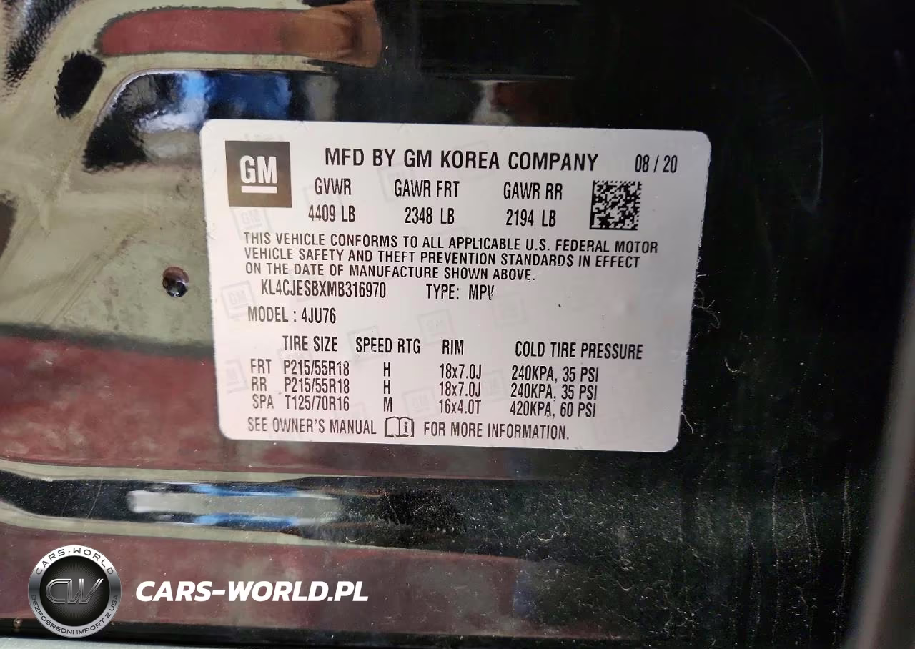 2021 Buick Encore Preferred VIN:KL4CJESBXMB316970 - 12