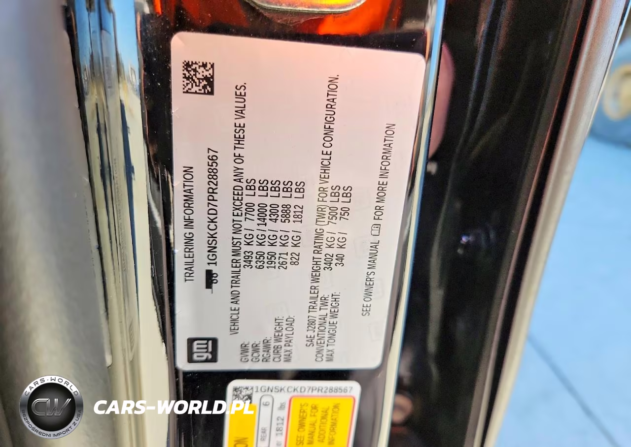 2023 Chevrolet Suburban K1500 Lt VIN:1GNSKCKD7PR288567 - 13