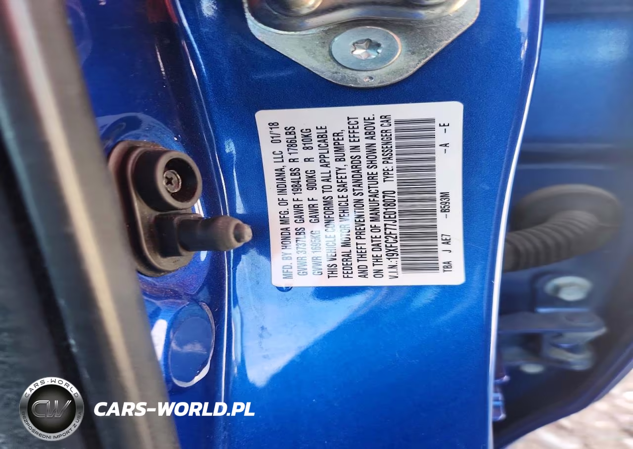 2018 Honda Civic Ex VIN:19XFC2F77JE018070 - 12