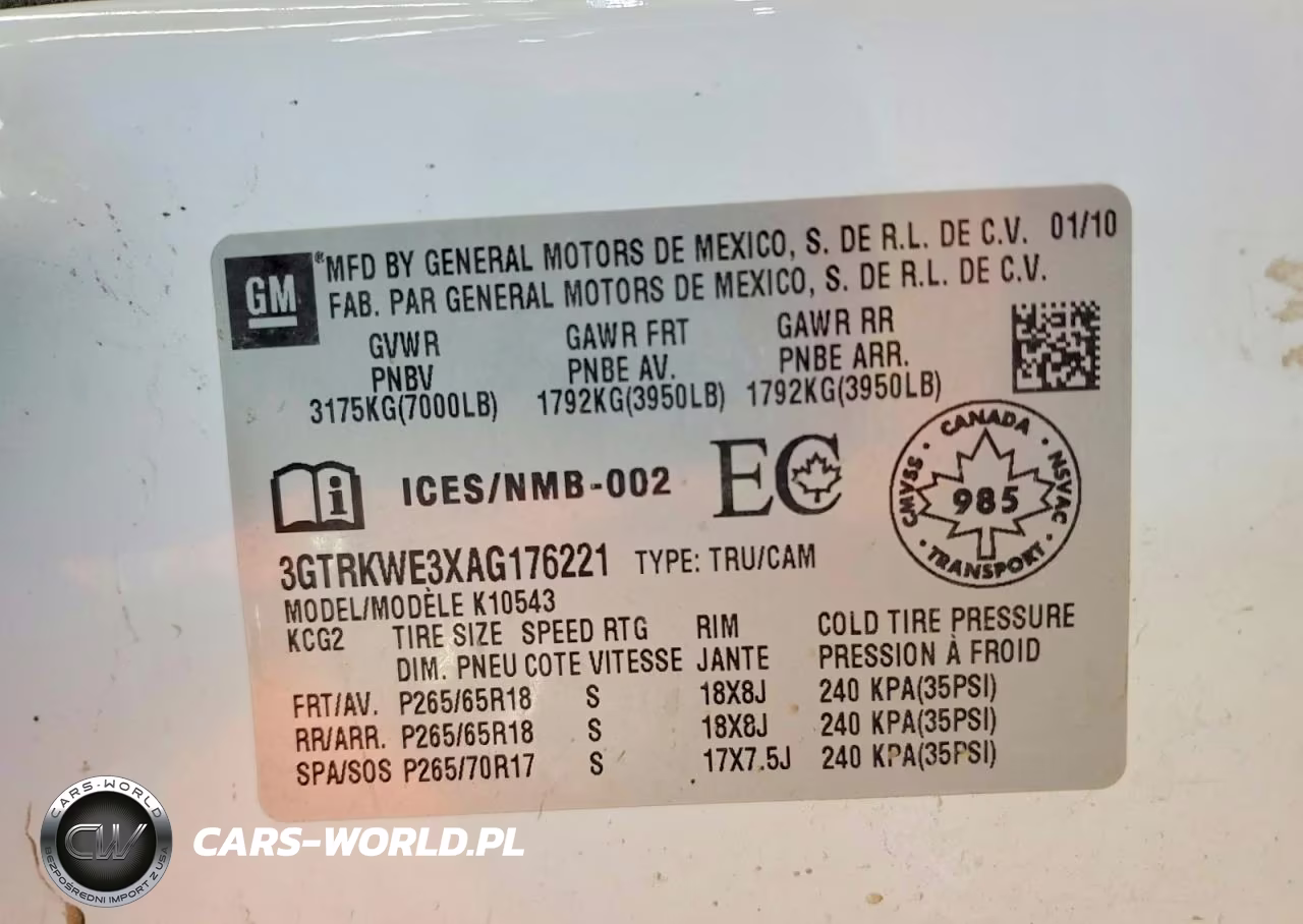 2010 GMC Sierra K1500 Slt VIN:3GTRKWE3XAG176221 - 13