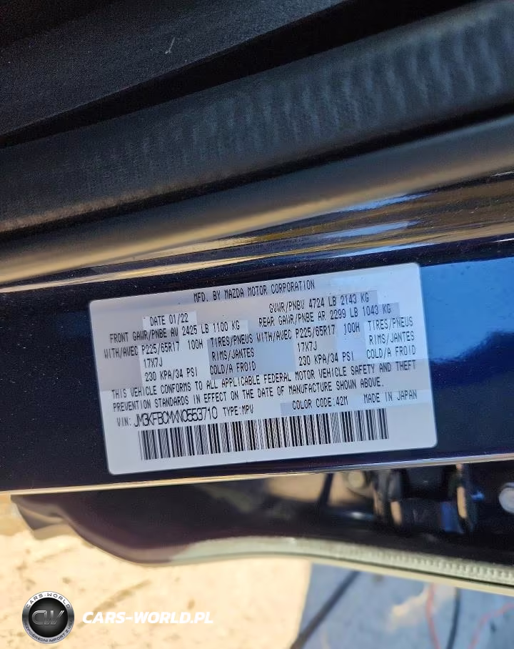 2022 Mazda Cx-5 Preferred VIN:JM3KFBCMXN0553710 - 13