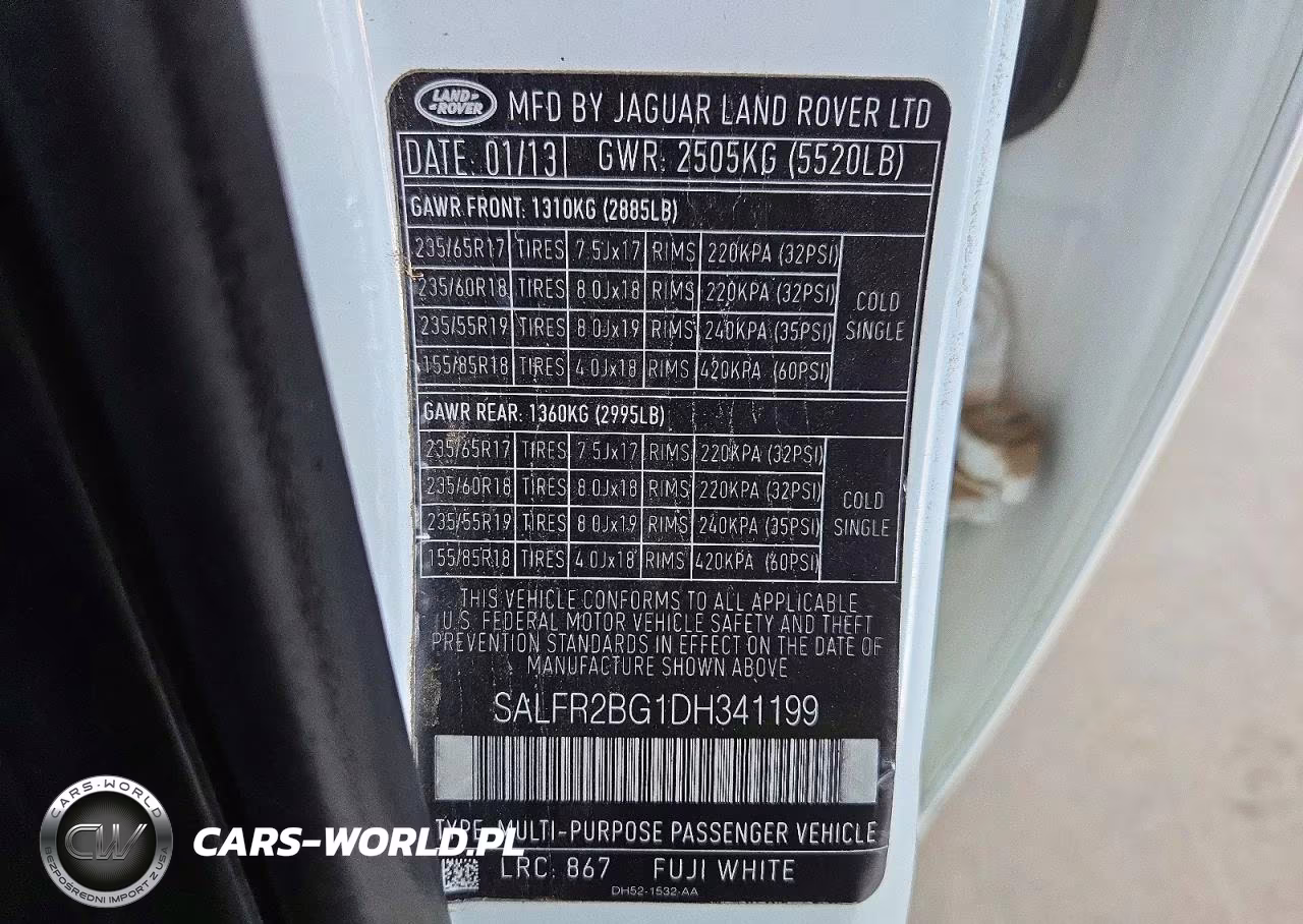 2013 Land Rover Lr2 Hse VIN:SALFR2BG1DH341199 - 13