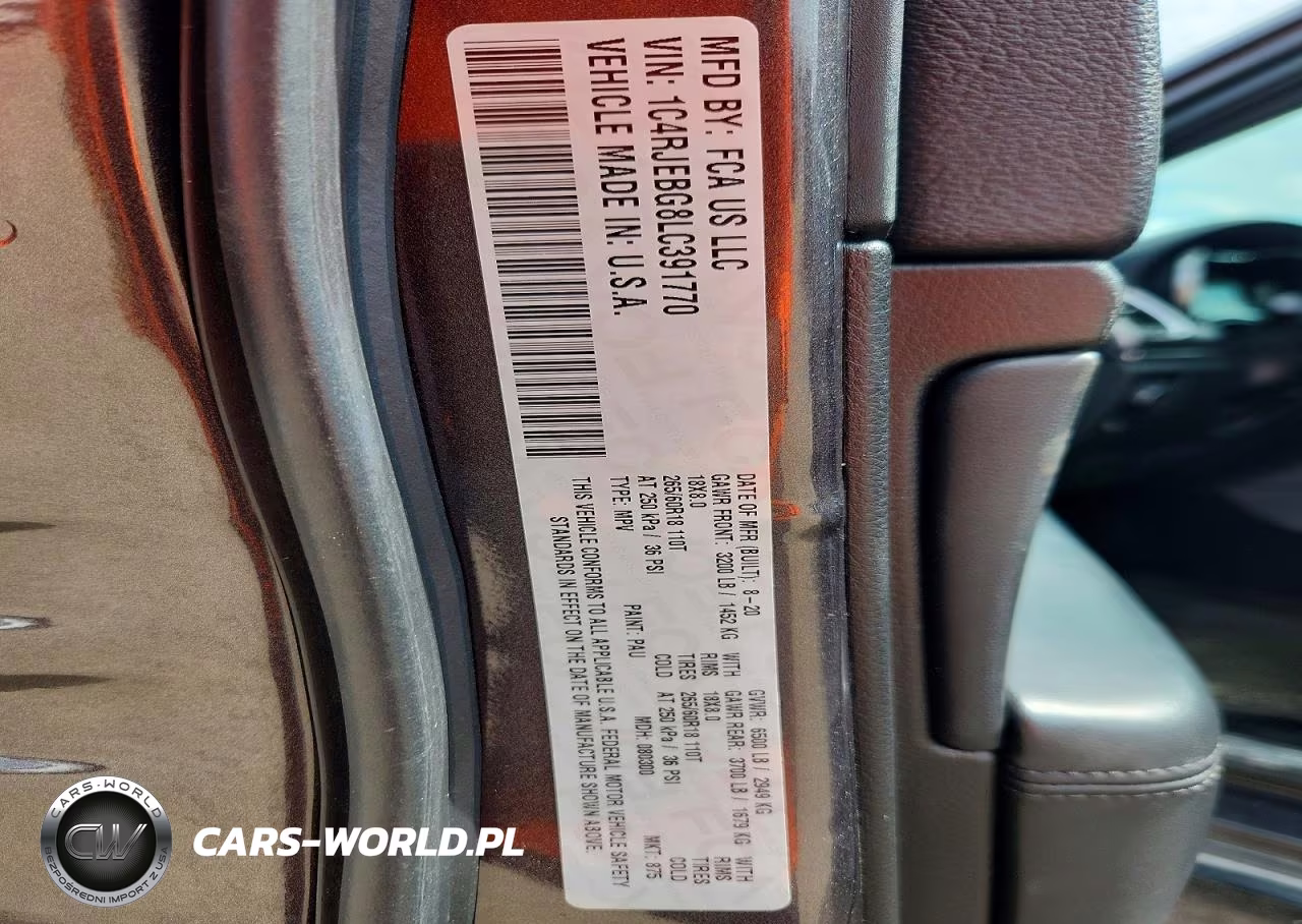 2020 Jeep Grand Cherokee Limited VIN:1C4RJEBG8LC391770 - 14