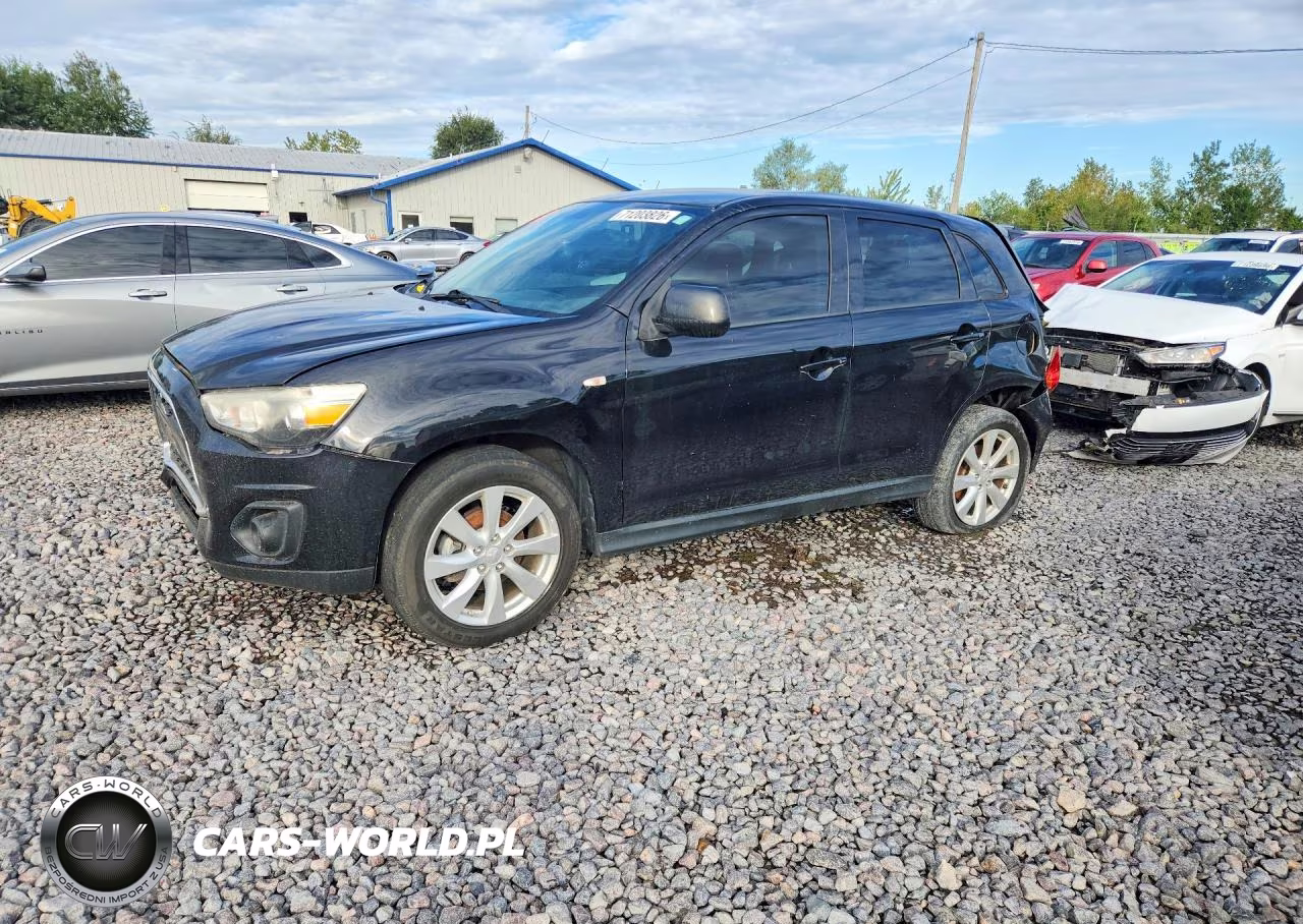 2014 Mitsubishi Outlander Sport Es VIN:4A4AP3AU7EE027346 - 1