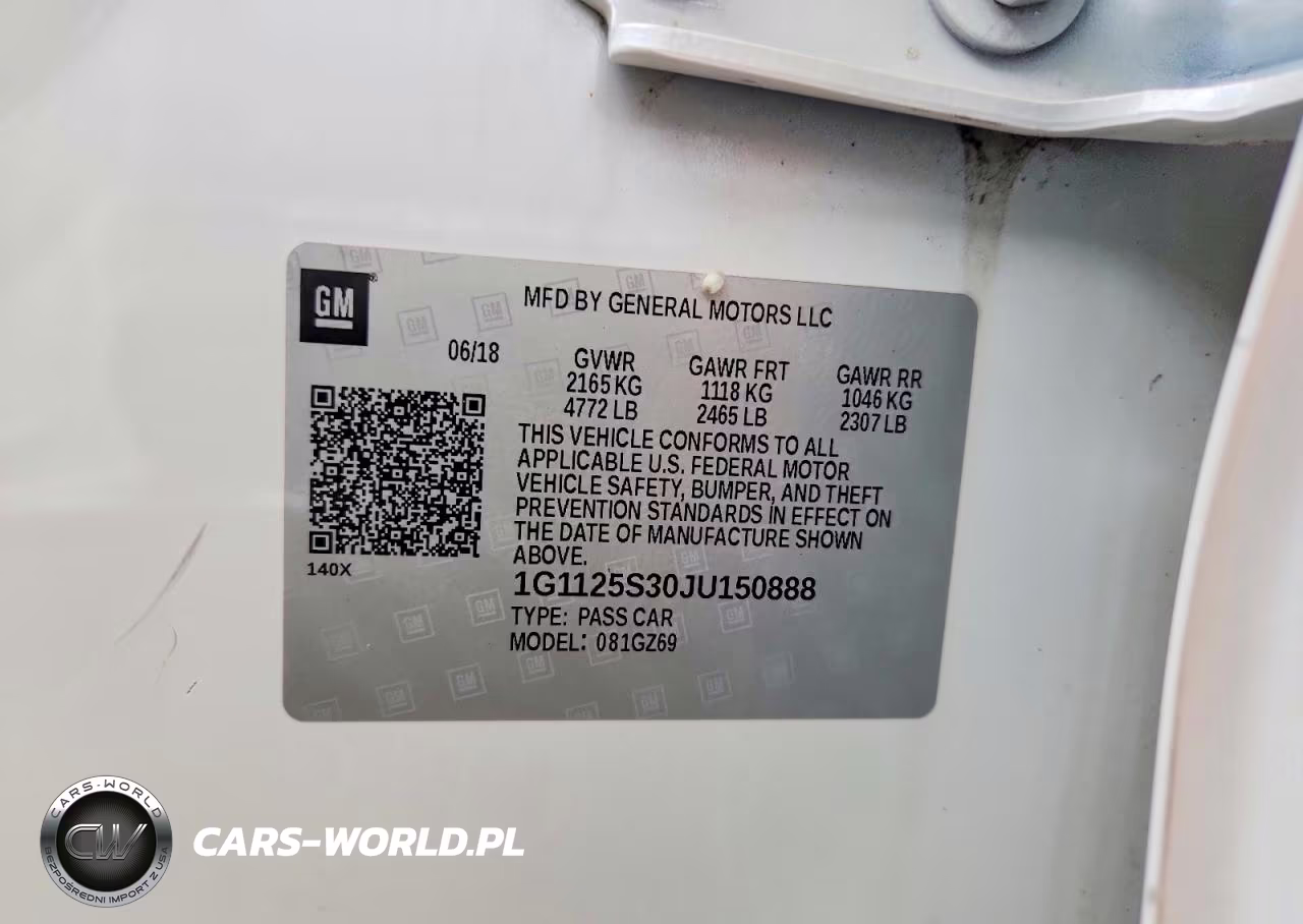 2018 Chevrolet Impala Premier VIN:1G1125S30JU150888 - 12