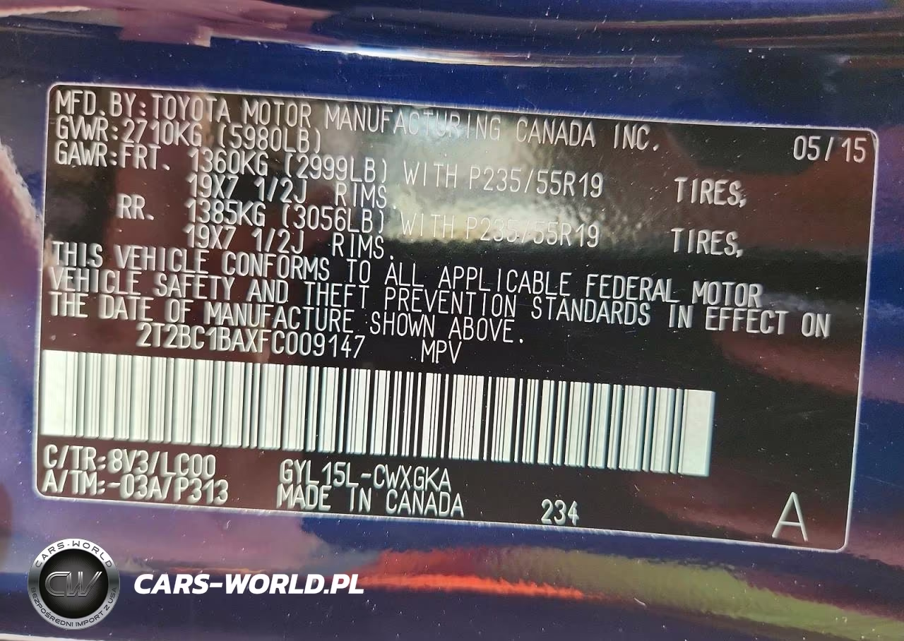 2015 Lexus Rx 450H VIN:2T2BC1BAXFC009147 - 13