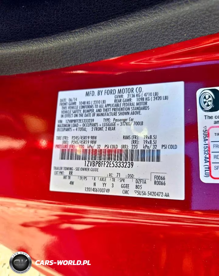 2014 Ford Mustang Gt VIN:1ZVBP8FF2E5333239 - 12