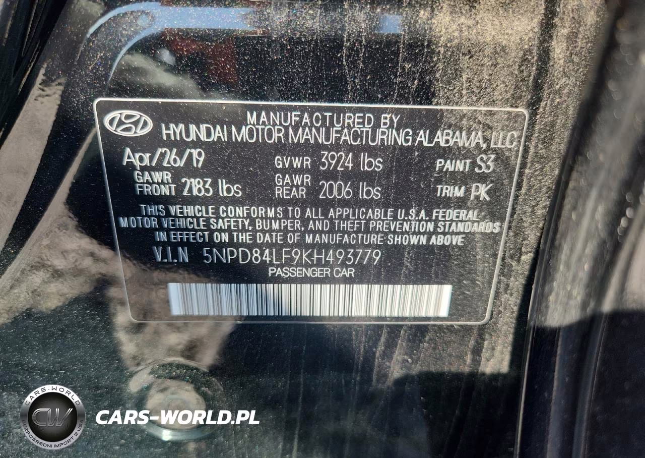 2019 Hyundai Elantra Se VIN:5NPD84LF9KH493779 - 13