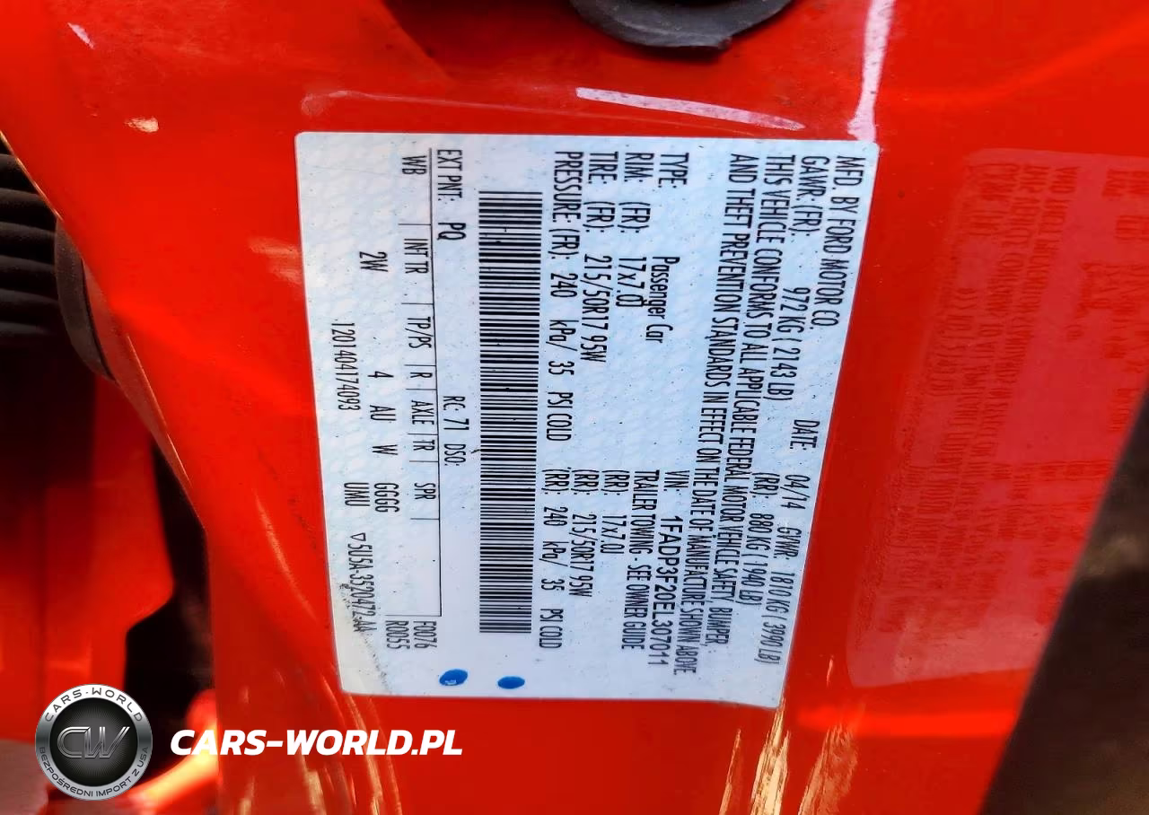 2014 Ford Focus Se VIN:1FADP3F20EL307011 - 12