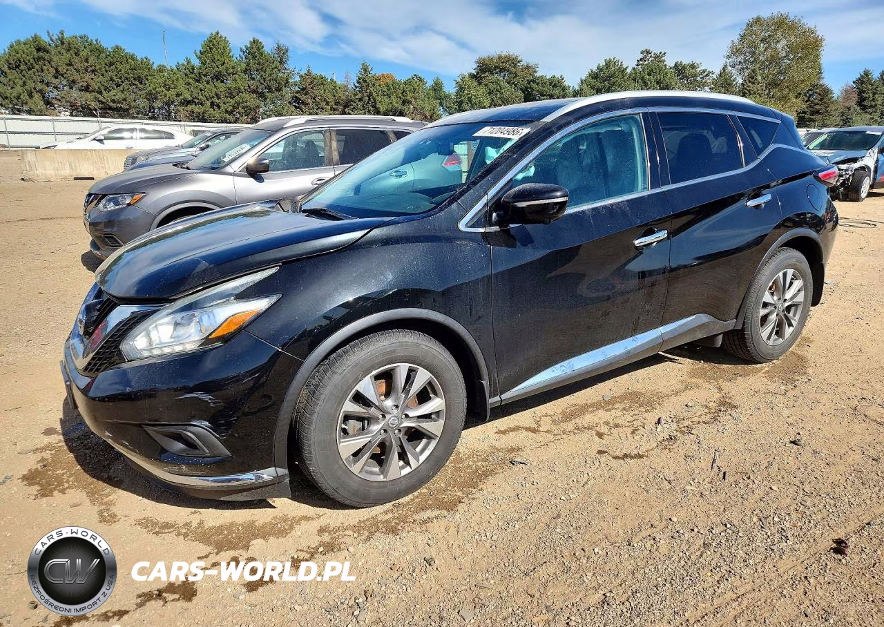 2015 Nissan Murano Sl VIN:5N1AZ2MH6FN267303 - 1