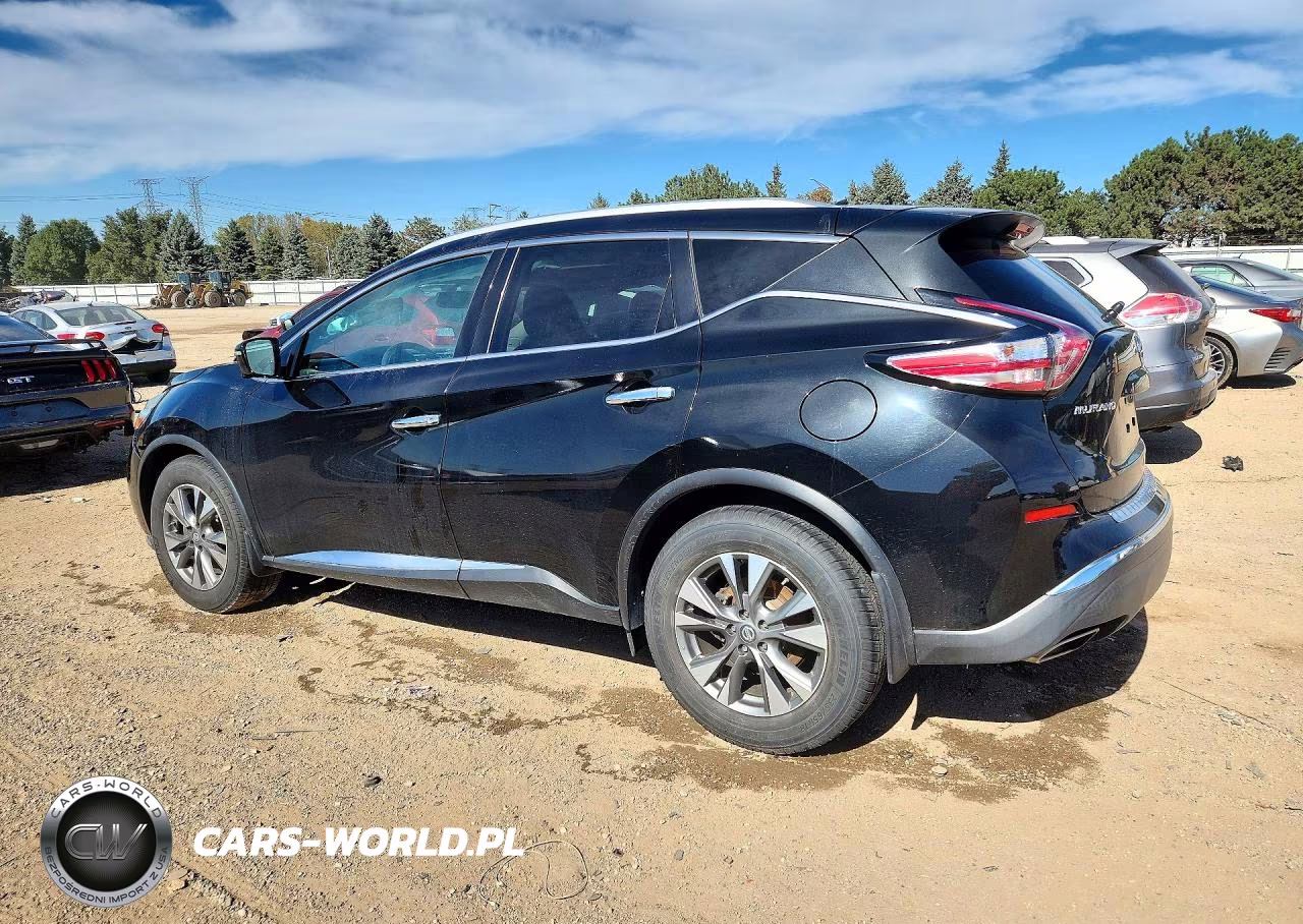 2015 Nissan Murano Sl VIN:5N1AZ2MH6FN267303 - 2