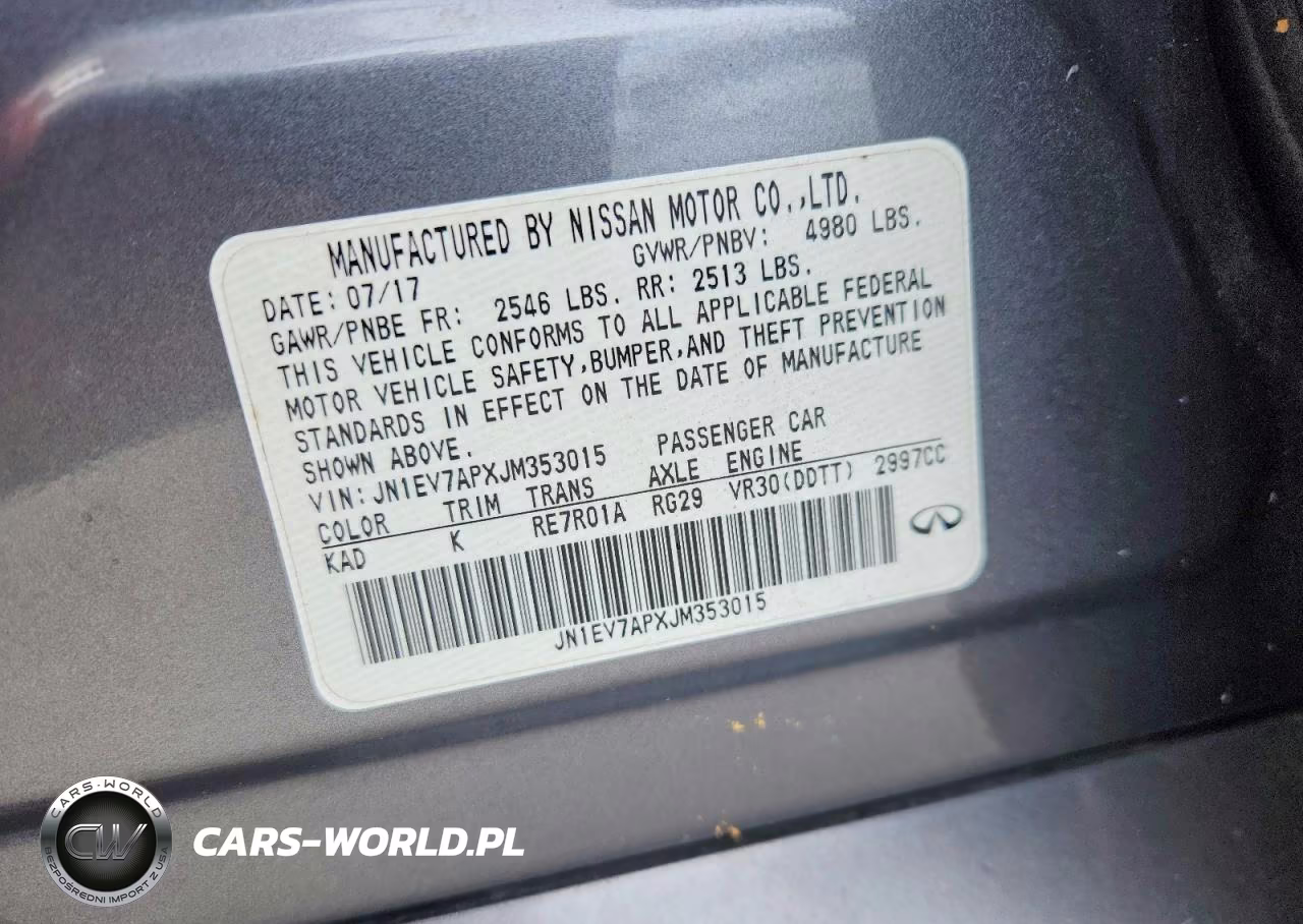 2018 Infiniti Q50 3.0T Luxe VIN:JN1EV7APXJM353015 - 12