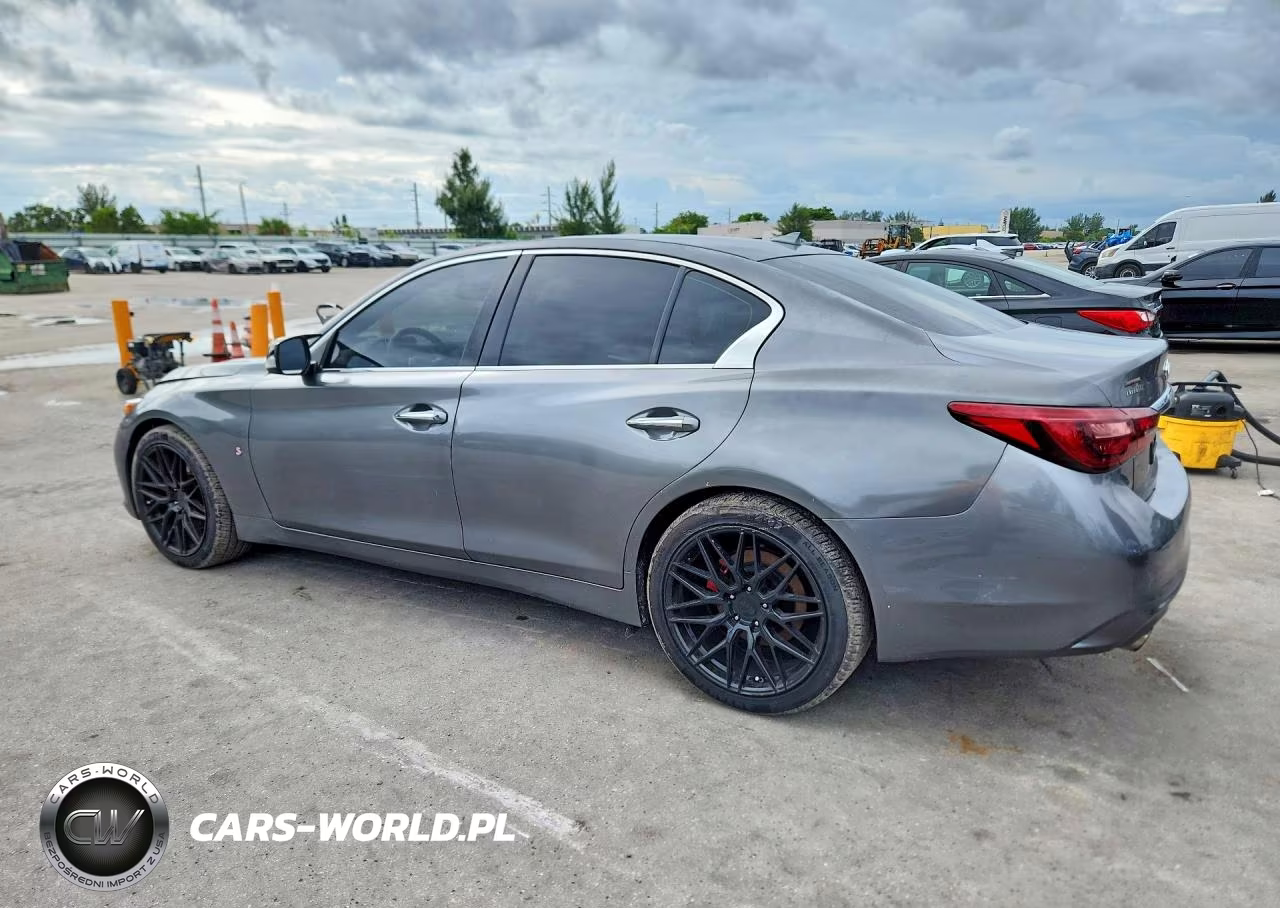 2018 Infiniti Q50 3.0T Luxe VIN:JN1EV7APXJM353015 - 2
