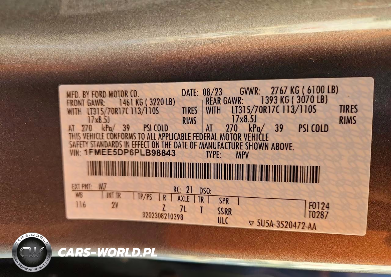 2023 Ford Bronco Base VIN:1FMEE5DP6PLB98843 - 13