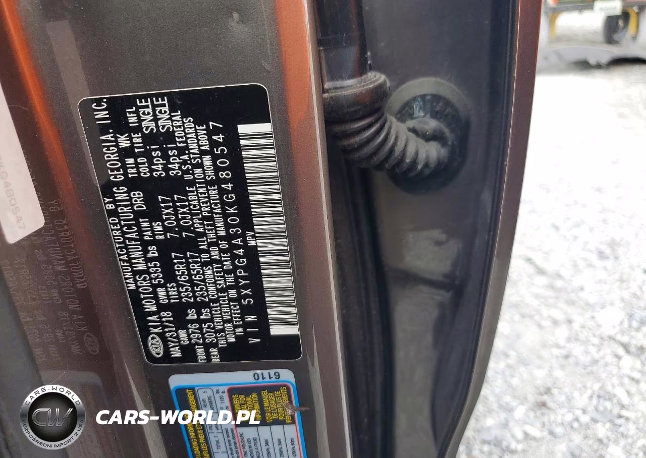 2019 Kia Sorento Lx VIN:5XYPG4A30KG480547 - 13