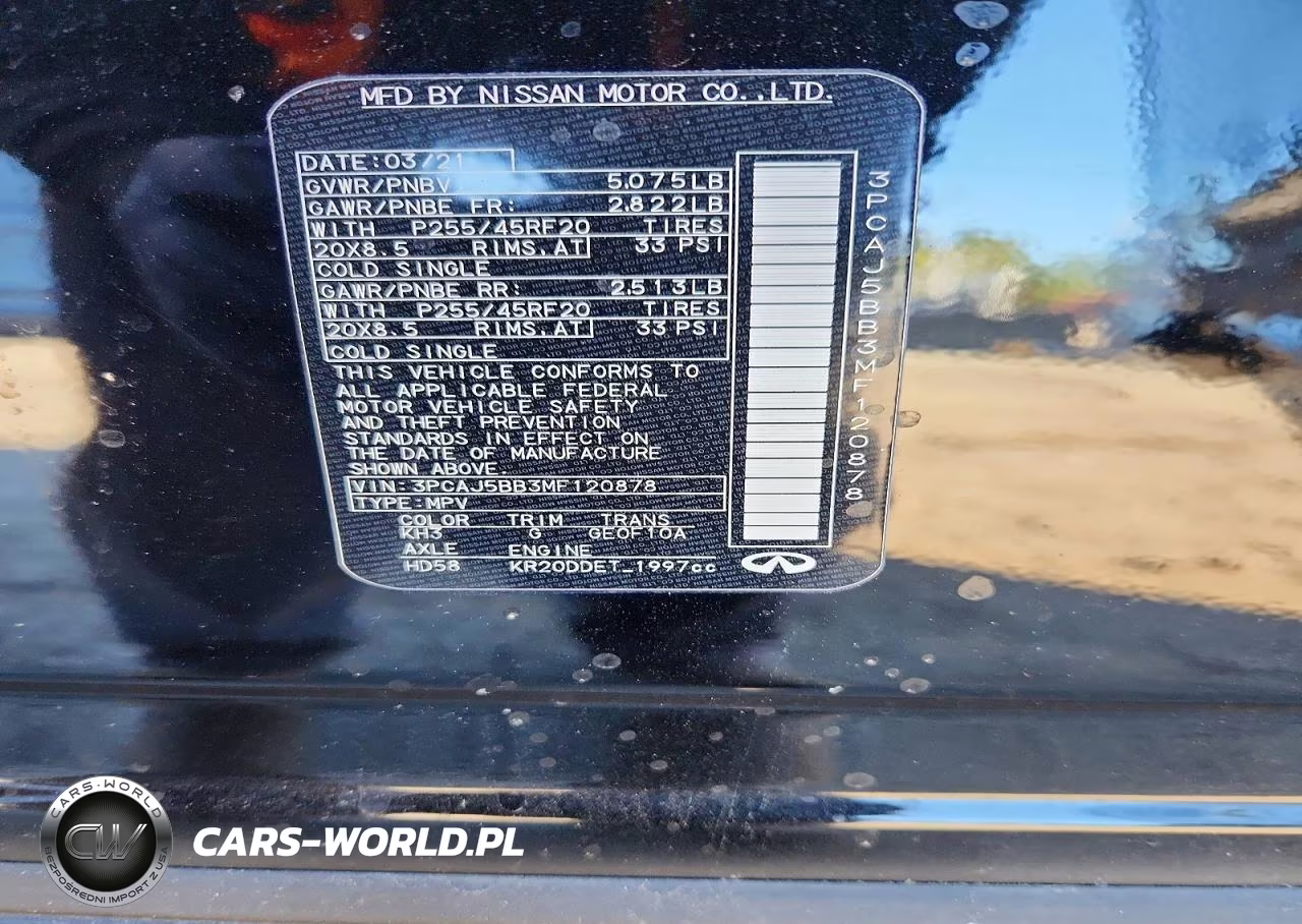 2021 Infiniti Qx50 Luxe VIN:3PCAJ5BB3MF120878 - 13
