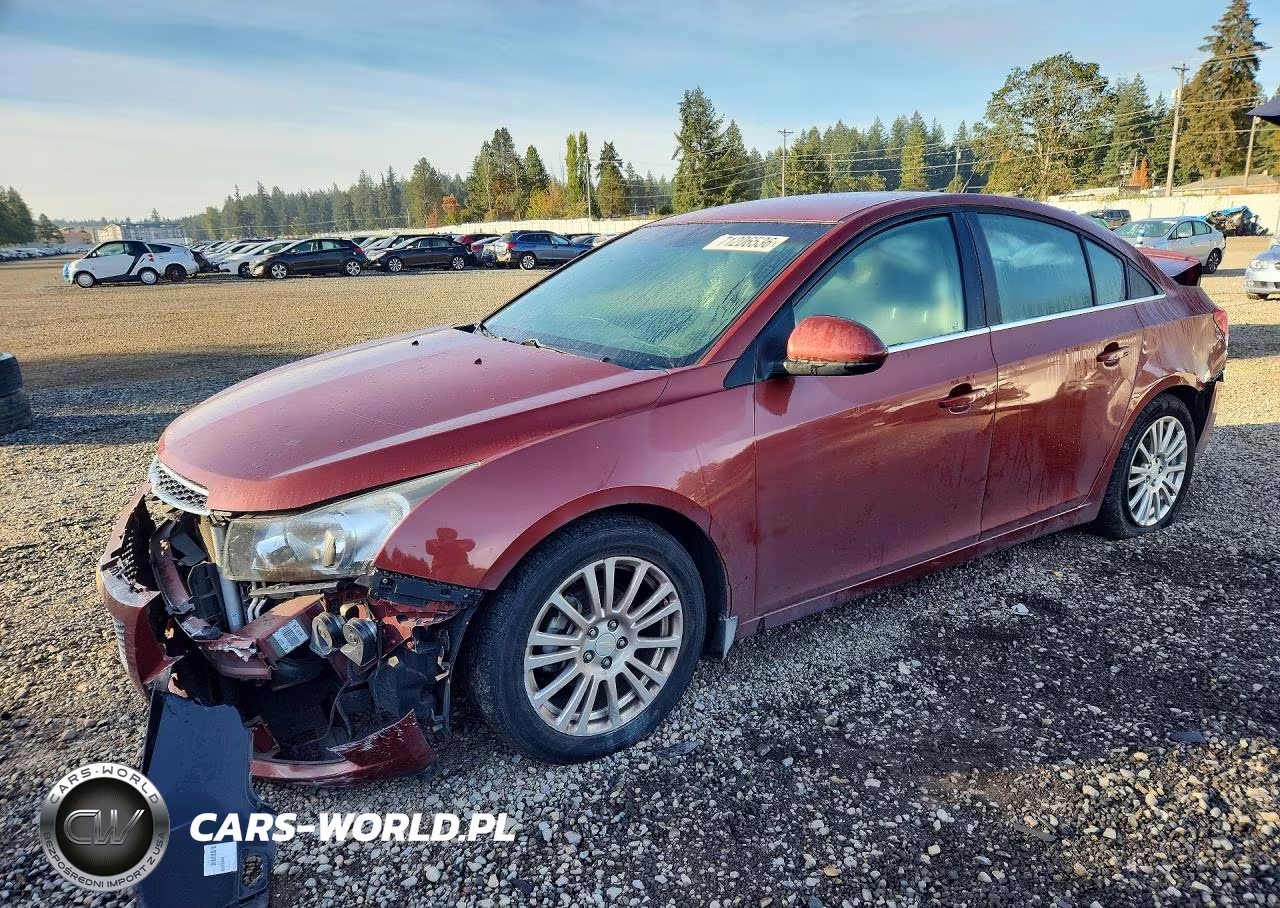 2012 Chevrolet Cruze Eco VIN:1G1PJ5SC9C7209984 - 1