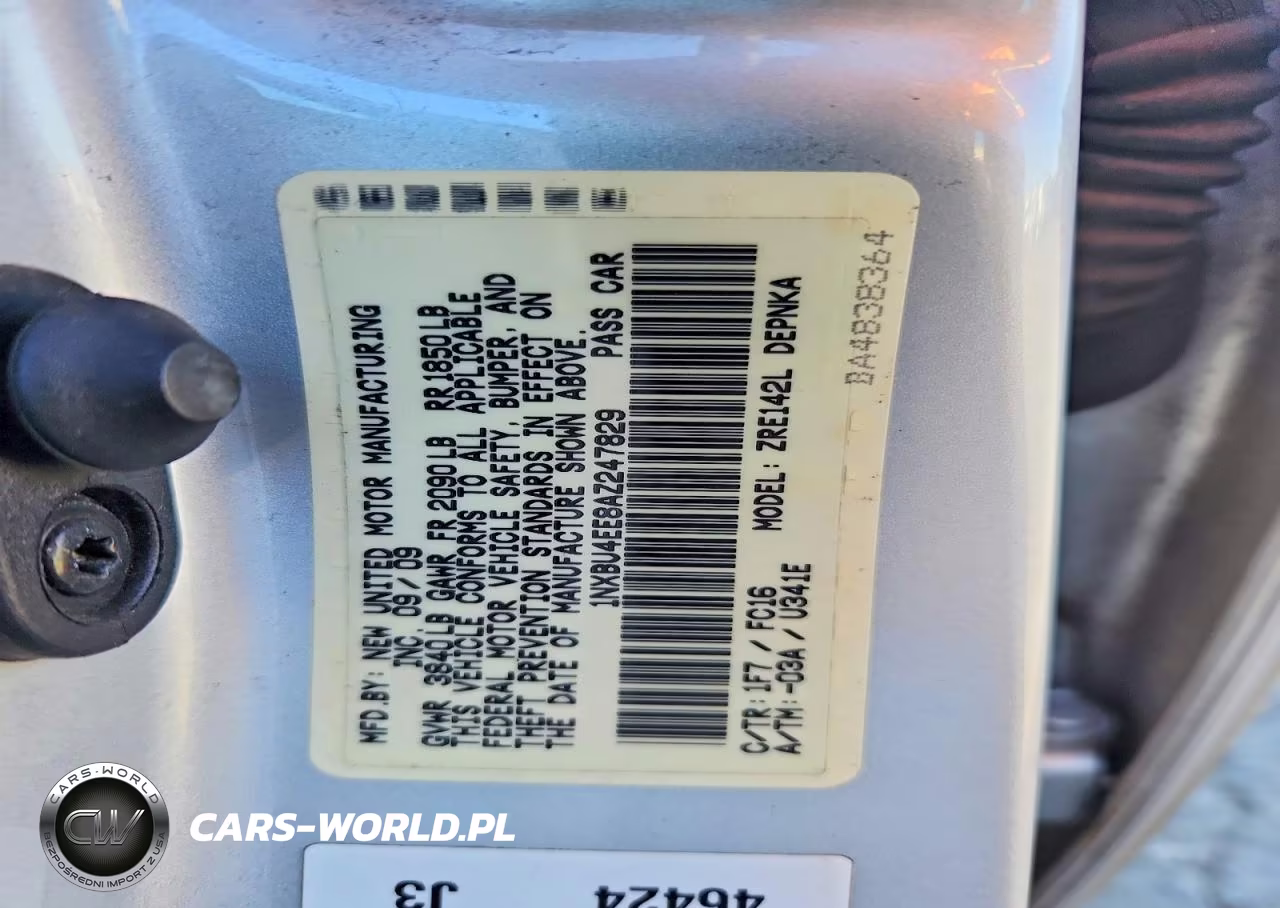 2010 Toyota Corolla Xle VIN:1NXBU4EE8AZ247829 - 12