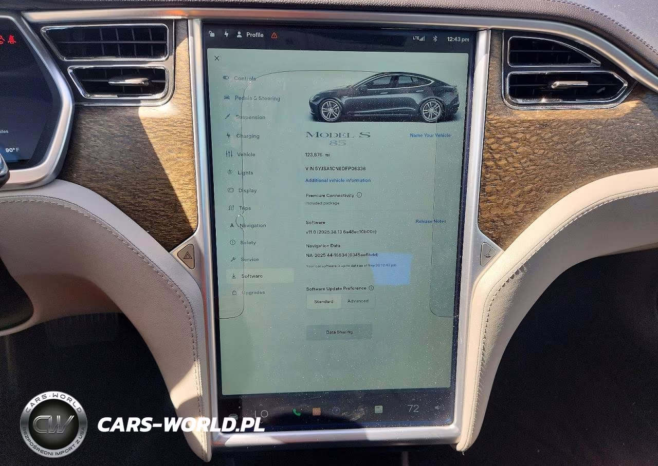 2013 Tesla Model S VIN:5YJSA1CN8DFP06336 - 9