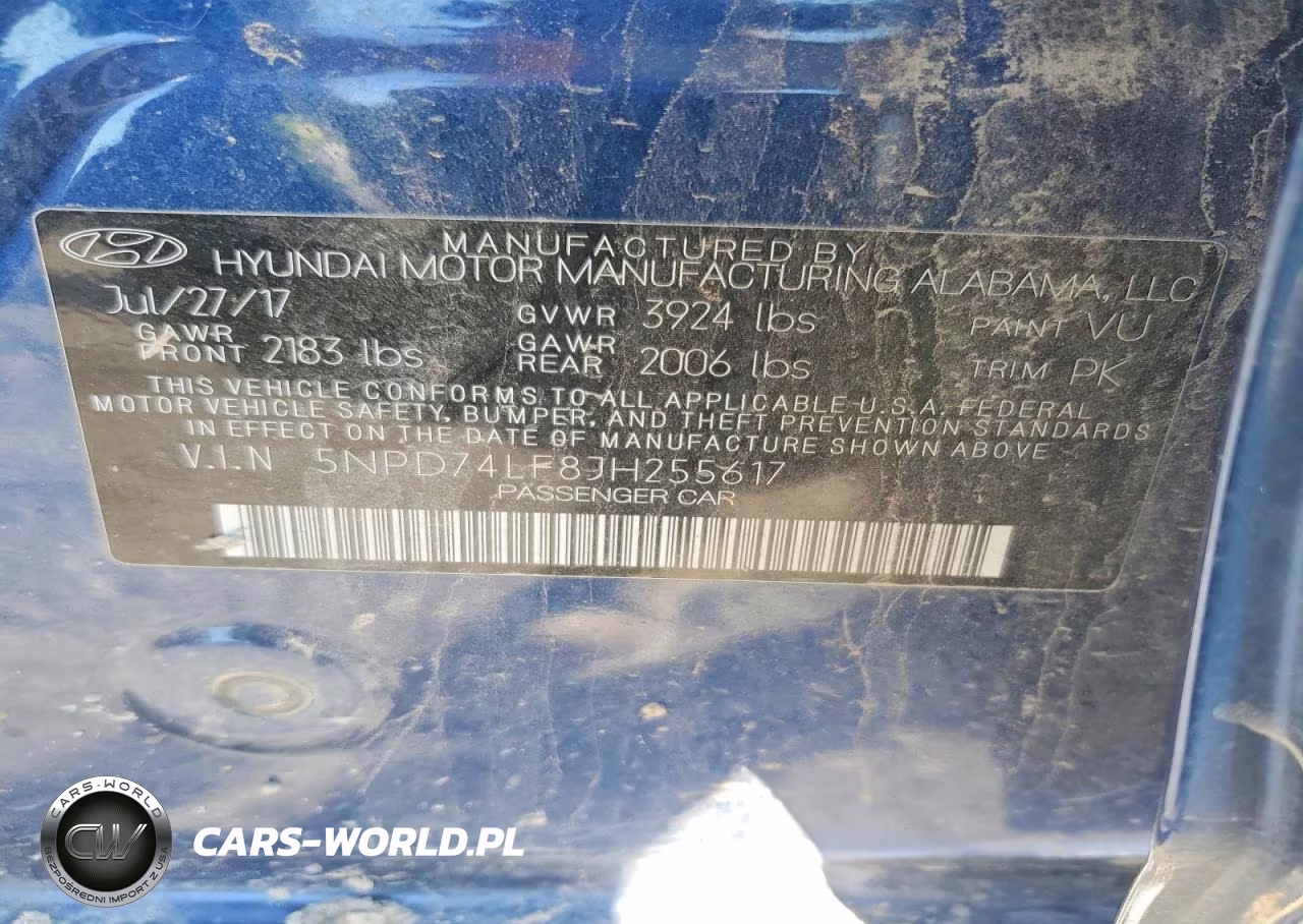 2018 Hyundai Elantra Se VIN:5NPD74LF8JH255617 - 12