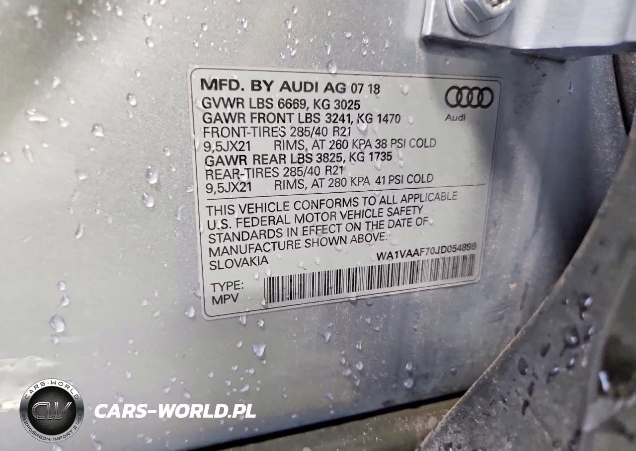 2018 Audi Q7 Prestige VIN:WA1VAAF70JD054898 - 12