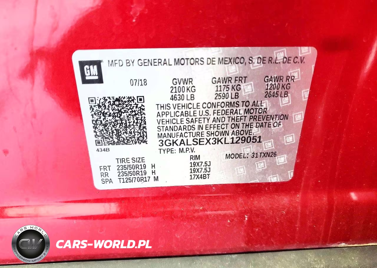 2019 GMC Terrain Denali VIN:3GKALSEX3KL129051 - 13