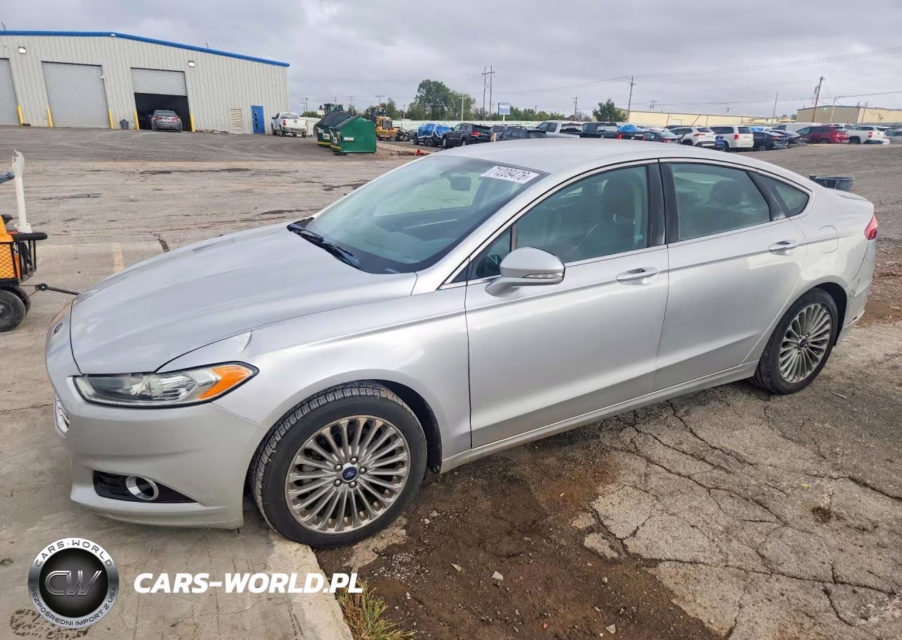 2014 Ford Fusion Titanium VIN:3FA6P0K91ER257683 - 1
